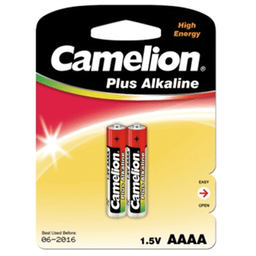 shumee Camelion Plus alkalne baterije AAAA 1,5 V (LR61), paket 2 kosov (za igrače, daljinske upravljalnike in podobne naprave) Camelion