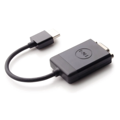 shumee Dell video adapter | 15-pinski HD D-Sub (HD-15) | Ženski | 19-pinski HDMI tip A | Moški | Črna