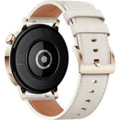 shumee Huawei Watch GT | 3 | Pametna ura | Nerjaveče jeklo | 42 mm | Zlata | Bela | Odporna na prah | Vodoodporna