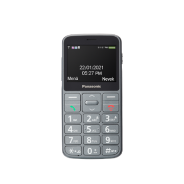 shumee Panasonic | KX-TU160 | Enostaven mobilni telefon | Siv | 2,4" | TFT-LCD | Bluetooth | Različica USB-C | Vgrajena kamera | Ločljivost glavne kamere 0,3 MP