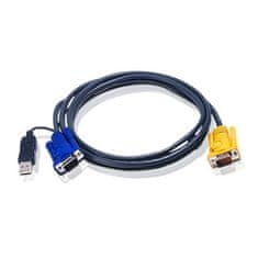 shumee ATEN 2L-5202UP - kabel za tipkovnico/video/miško (KVM) - 1,8 m