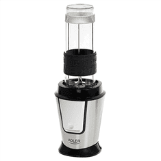 shumee Adler | Mešalnik | AD 4081 | Namizni | 800 W | Material posode: plastika brez BPA | Prostornina posode: 0,4 + 0,57 l | Drobljenje ledu | Črna/nerjaveče jeklo