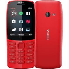 shumee Nokia | 210 | Rdeča | 2,4" | TFT | 240 x 320 slikovnih pik | 16 MB | N/A MB | Dvojna SIM kartica | Bluetooth | 3.0 | Različica USB microUSB | Glavna kamera 0,3 MP | 1020 mAh