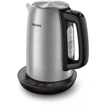 shumee Philips | Grelnik vode | HD9359/90 | Električni | 2200 W | 1,7 l | Nerjaveče jeklo/plastika | 360° vrtljivo podnožje | Siva