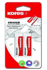 Kores Rubber KE20 WHITE, 60 x 21 x 10 mm 2 kosa