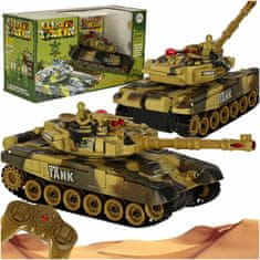 Aga Aga RC Vojni tank 9993 2.4 GHz puščava