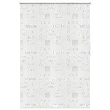 Vidaxl Rolo zavesa za prho 140x240 cm splash