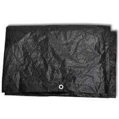 Vidaxl Pokrivalo za vrtno pohištvo z 8 obročki 113x113x73 cm