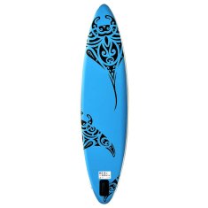Vidaxl Napihljiva SUP deska komplet 305x76x15 cm modra