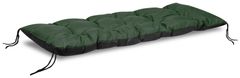 AIO FACTORY Vrtna blazina 100x50 cm za klop, gugalnico, paleto, vodoodporna, zelena
