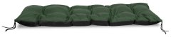 AIO FACTORY Vrtna blazina 100x50 cm za klop, gugalnico, paleto, vodoodporna, zelena