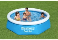 Bestway Bestway Bazen z napihljivim robom Fast Set s črpalko | 244 x 61 cm