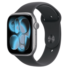 Apple Watch Series 11 pametna ura, GPS + Cellular, 46mm + pašček, M/L, siva (Space Grey) (MFCA4WF/A)