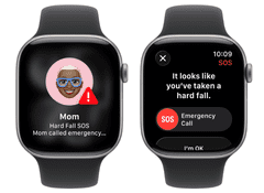 Apple Watch Series 11 pametna ura, GPS + Cellular, 46mm + pašček, M/L, siva (Space Grey) (MFCA4WF/A)