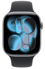 Apple Watch Series 11 pametna ura, GPS + Cellular, 46mm + pašček, M/L, siva (Space Grey) (MFCA4WF/A)