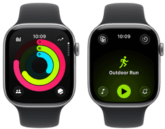 Apple Watch Series 11 pametna ura, GPS + Cellular, 46mm + pašček, M/L, siva (Space Grey) (MFCA4WF/A)