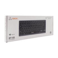 S-box tipkovnica bluetooth 5.0 črna BT-05S/HR