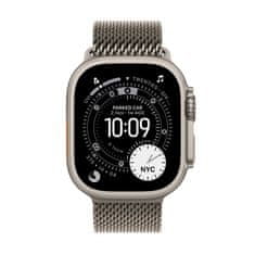 Apple Watch Ultra 3 pametna ura, GPS + Cellular, 49mm, bež, Milanese Loop pašček, bež - L