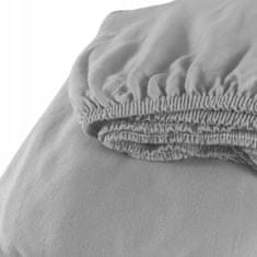 shumee Rjuha 120x200 Jersey, proti cefranju, zračna, siva, PL