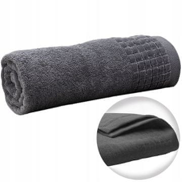 shumee Bombažna frotirna kopalna brisača 70x140, debel vpojni polirni material