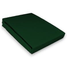 shumee Rjuha z elastiko 220 x 200 Jersey FLEKSIBLE Trpežna zelena barva PL