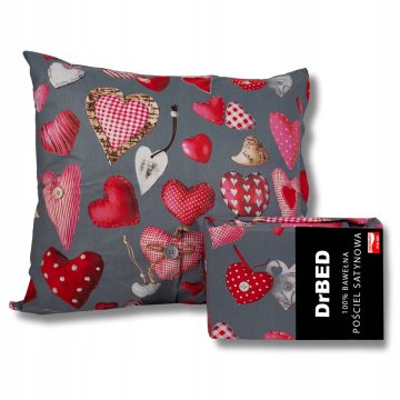 shumee Bombažna posteljnina 160x200 VALENTINOVO Posteljnina 2x Prevleka za vzglavnik 70x80