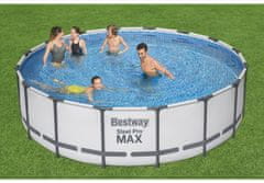 Bestway Bestway Montažni bazen Steel Pro MAX | 488 x 122 cm s kartušno filtrsko črpalko