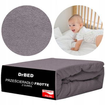 shumee Frotirna rjuha 120x60 z elastiko, SIVA, zračna, polirana