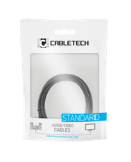 shumee Kabel JACK 3.5 vtič - JACK 3.5 vtič 0.5m kotni-ravni Cabletech standard