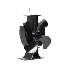 VonHaus ventilator za kamin, aluminij, črn (2500460)