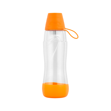 shumee Steklenica s filtrom Teesa PURE WATER oranžna