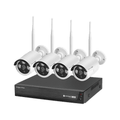 shumee Komplet za nadzor WiFi FullHD s 4 IP kamerami C200