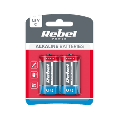 shumee 2x alkalna baterija Rebel LR14 R14 C 1,5 V