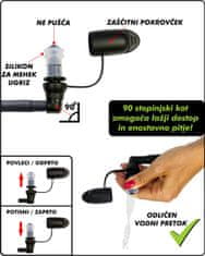 FREEMOVE 2L hidracijski meh za vodo - zelen, termo izolirana cev s priključkom quick-connect, velika polnilna odprtina, ergonomski ročaj, brez vonja BPA, premium TPU material, mehek ustnik, 2 čistilni tableti