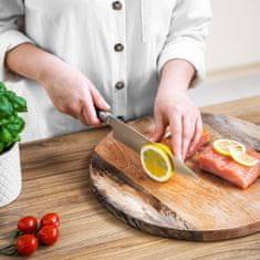 shumee Teesa 33 cm kuharski nož iz nerjavečega jekla, uravnotežen oster kuhinjski nož