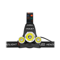 shumee Polnilna naglavna svetilka 10W LED Rebel visoke moči