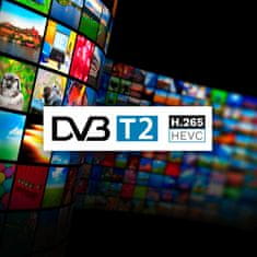 shumee DVB-T2 H.265 HEVC sprejemnik Kruger&Matz HDMI SCART PVR EPG USB dekoder