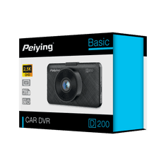 shumee Peiying Basic D200 2.5K Avto DVR Kamera Kamera za vzvratno vožnjo