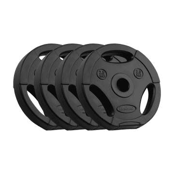 shumee Bitumenska obremenitev set 4x2,5 kg 10 kg luknja 31 mm plošča Rebel ročaji