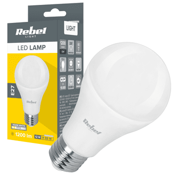 shumee LED žarnica 12W E27 3000K 230V Rebel