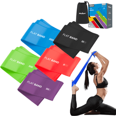 shumee Komplet 5 gumic za vadbo trening rehabilitacijo fitnes trak 2M Rebel