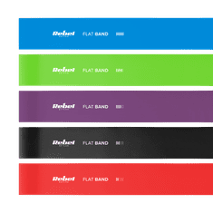 shumee Komplet 5 gumic za vadbo trening rehabilitacijo fitnes trak 2M Rebel