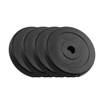 shumee Bitumenska obremenitev set 4x2,5kg 10kg luknja 31mm klasična plošča REBEL