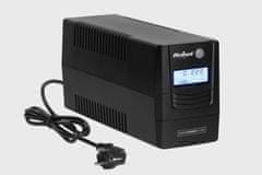 shumee UPS REBEL Plus 650VA 360W LCD USB RJ45 napajalnik za računalnik v sili