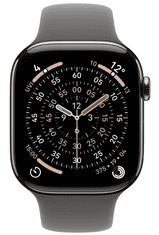 Apple Watch Series 11 pametna ura, GPS + Cellular, 46mm + pašček, M/L, titan (Natural Titanium) (MFCX4WF/A)