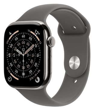 Apple Watch Series 11 pametna ura, GPS + Cellular, 46mm + pašček, S/M, titan (Natural Titanium) (MFCW4WF/A)