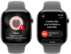 Apple Watch Series 11 pametna ura, GPS + Cellular, 46mm + pašček, M/L, titan (Natural Titanium) (MFCX4WF/A)