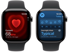 Apple Watch Series 11 pametna ura, GPS + Cellular, 46mm + pašček M/L, titan (Slate Titanium) (MFD24WF/A)