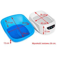 shumee Tuš kad Azzurro z masažnim mehanizmom