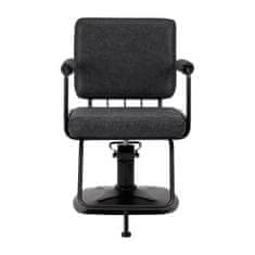 Gardj Europe Frizerski stol Gabbiano Katania Loft „Old Leather“, črn